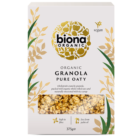 Green Bay Βιολογική Granola Βρώμης Χωρίς Ζάχαρη Biona (375g)