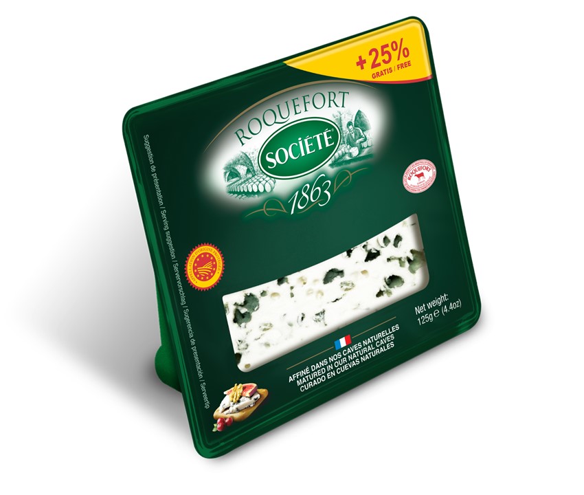 Τυρί Roquefort Societe (100 g) +25% Δώρο προϊόν