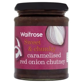 Σάλτσα με Καραμελωμένα Κόκκινα Κρεμμύδια Waitrose (350g)