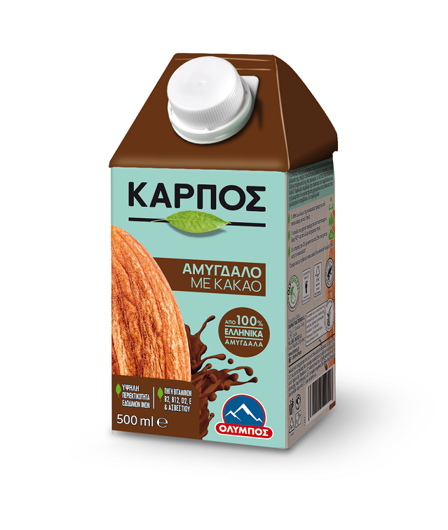 Ελληνικά Γαλακτοκομεία Α.Ε. Ρόφημα Αμυγδάλου με Κακάο ΟΛΥΜΠΟΣ (0.5 lt)