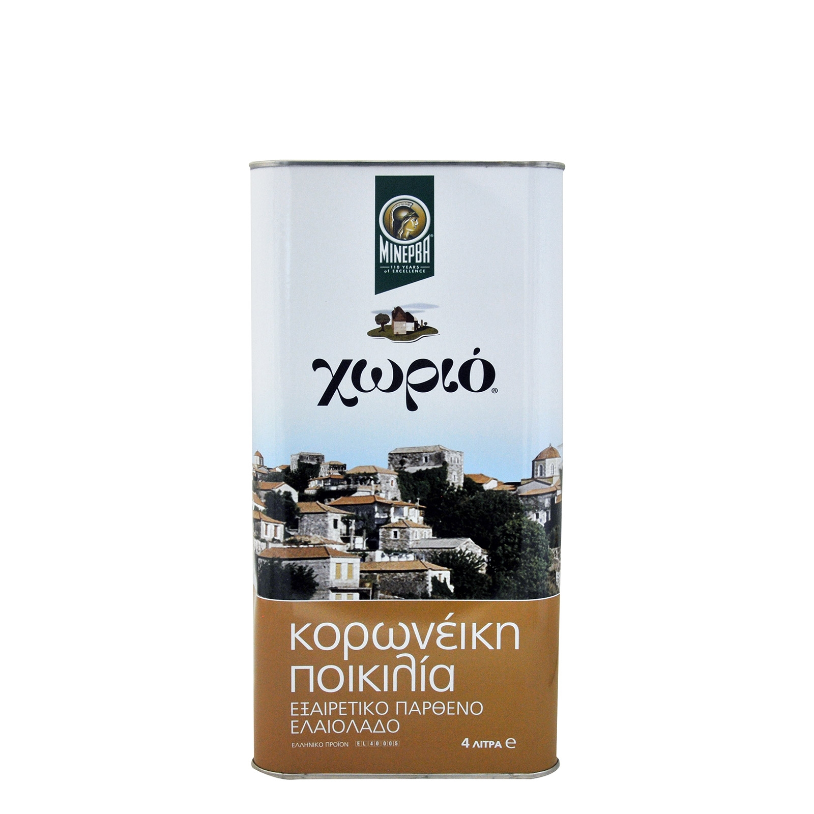 Εξαιρετικό Παρθένο Ελαιόλαδο Κορωνέϊκη Ποικιλία Χωριό (4 lt)
