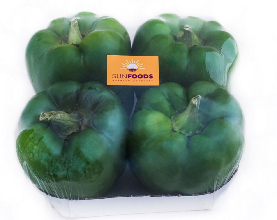 Sun Foods Μονοπρόσωπη Ι.Κ.Ε Πιπεριές Πράσινες Ελληνικές (ελάχιστο βάρος 500g)