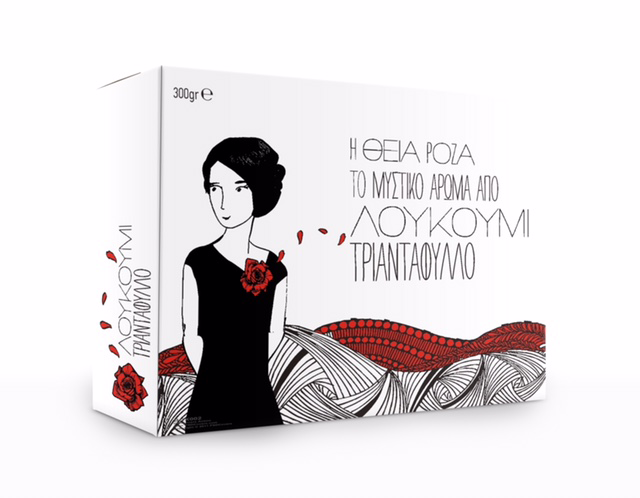 Λουκούμια Τριαντάφυλλο Μπαριάμης (250 g)