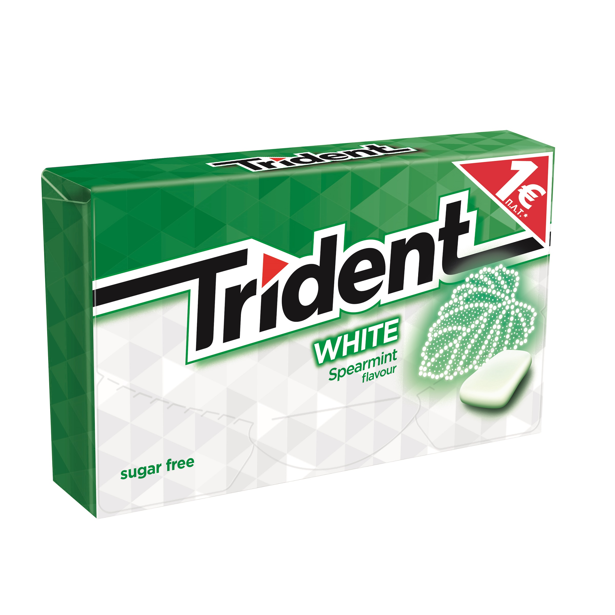 Τσίχλες Δυόσμος Trident White (23,8g)