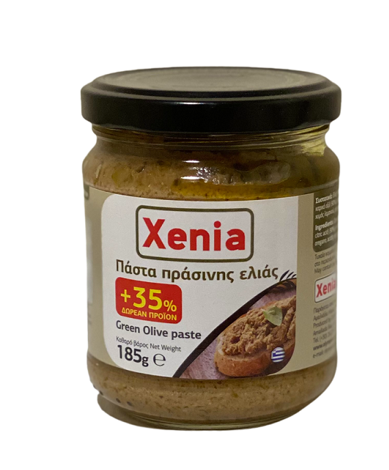 Olympia-Xenia ASA Πάστα Πράσινης Ελιάς Xenia + 35% δωρεάν προϊόν (185 g)