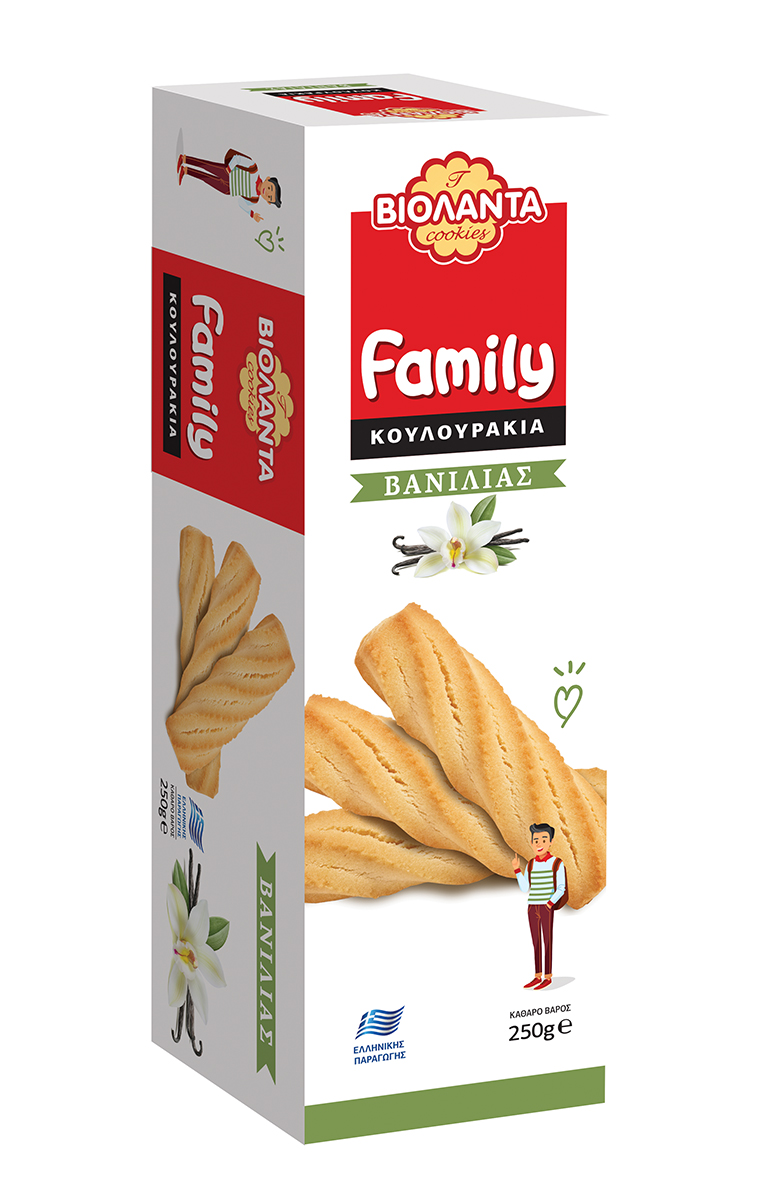 Βιολάντα Κουλουράκια Βανίλιας Family Βιολάντα (250g)