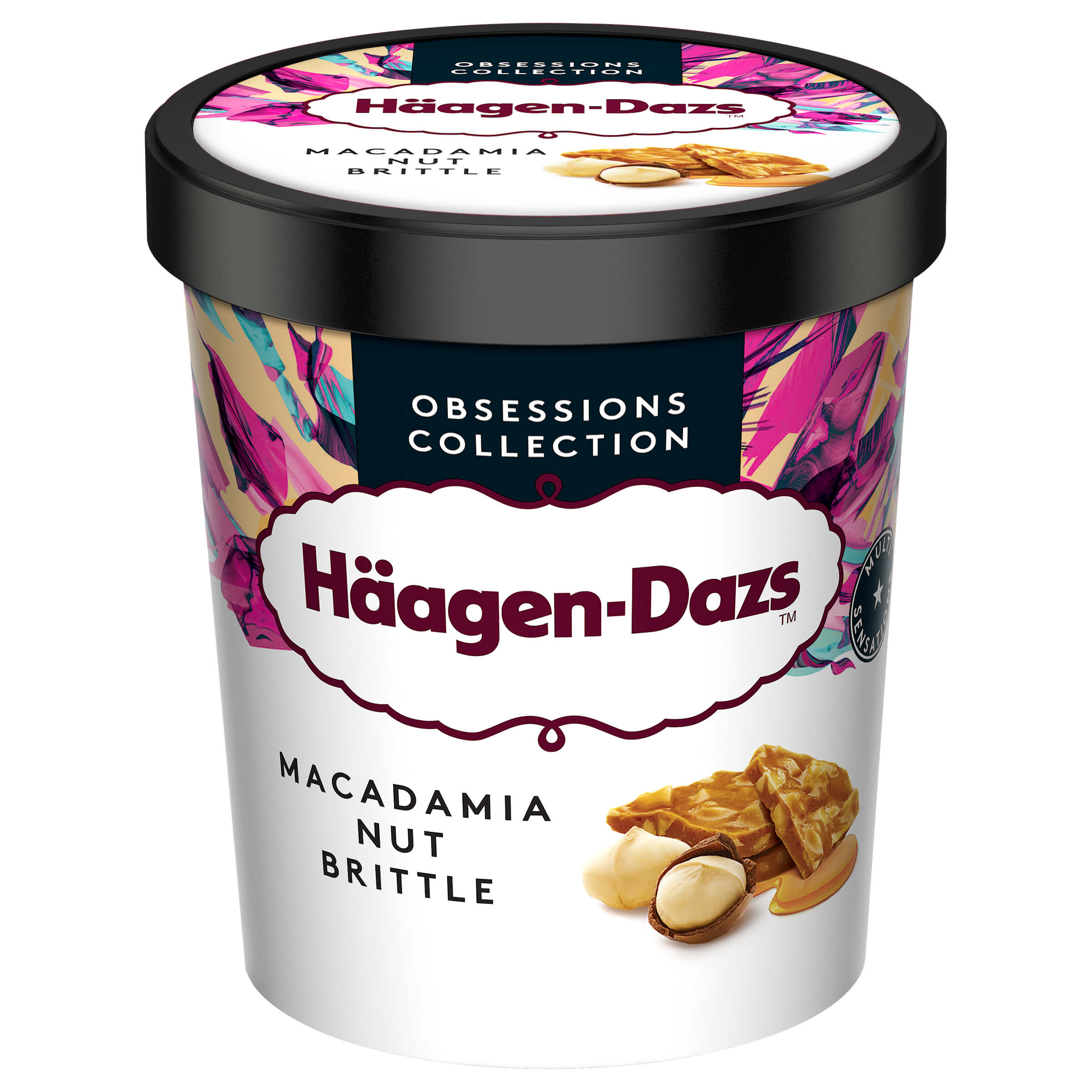 ΠΑΓΩΤΌ MACADAMIA NUT BRITTLE HAAGEN DAZS (460 ML)