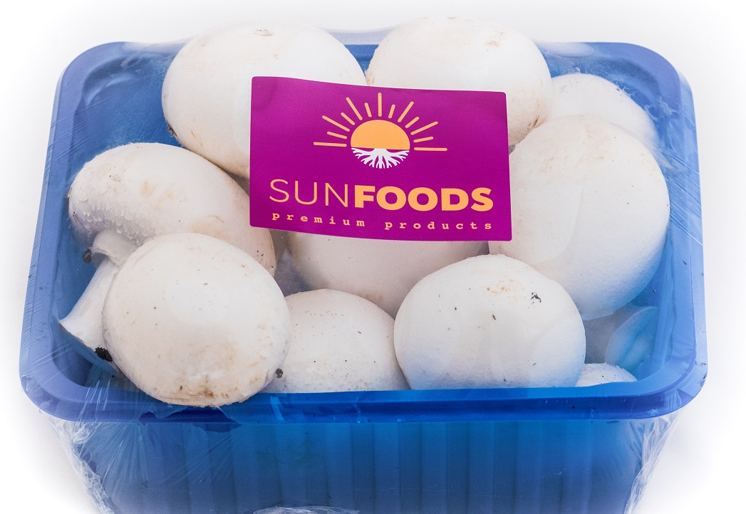 Μανιτάρια Λευκά Εισαγωγής Sun Foods (500 g)