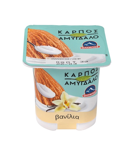 Επιδόρπιο Αμυγδάλου με γεύση Βανίλια Όλυμπος (2x125g)