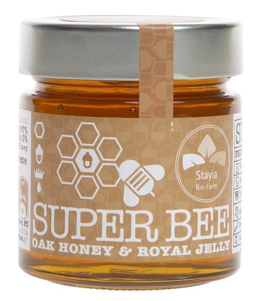 Μέλι Βελανιδιάς & Βασιλικός Πολτός SuperBee (260g)