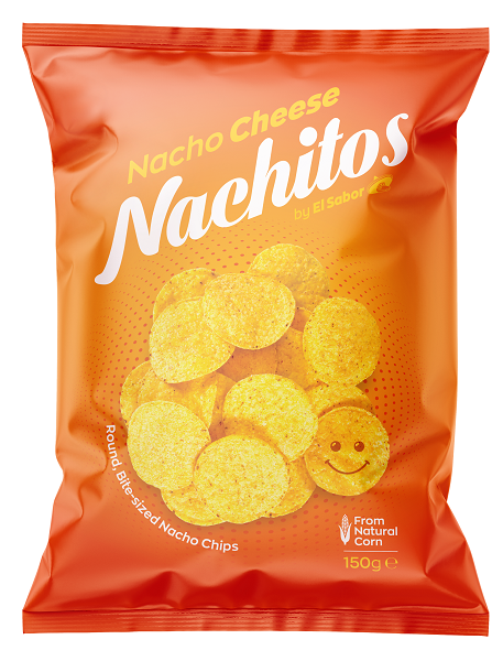 Σνακ Καλαμποκιού Nacho Cheese Nachitos by El Sabor (150g)
