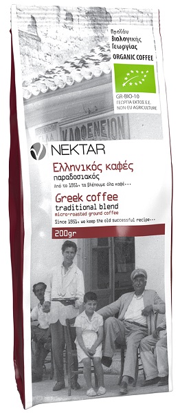 Καφές Ελληνικός Βιολογικός Nektar (200 g)