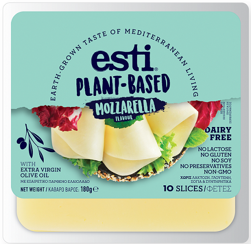 Τυρί Mozzarella Φυτικό σε Φέτες Esti (180g)