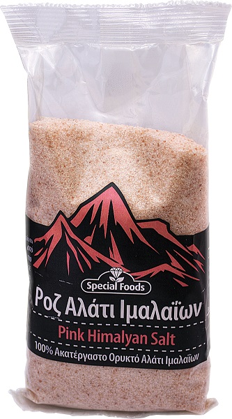 Αλάτι Ροζ Ιμαλαΐων Ψιλό σε Σακουλάκι Special Foods (500g)