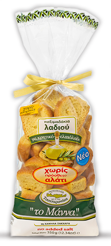 Παξιμάδι Κριθαρένιο Χωρίς Αλάτι Το Μάννα (400g) -0,45€