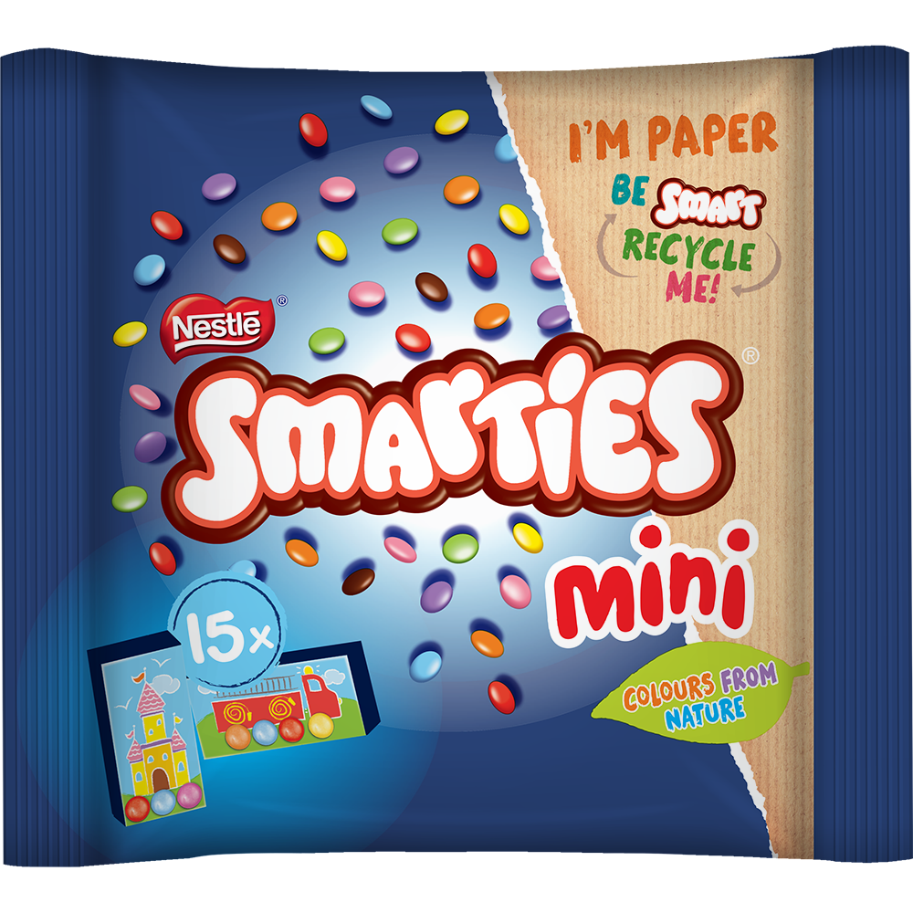 Mini Milk Chocolates, Smarties, Nestle (216g)