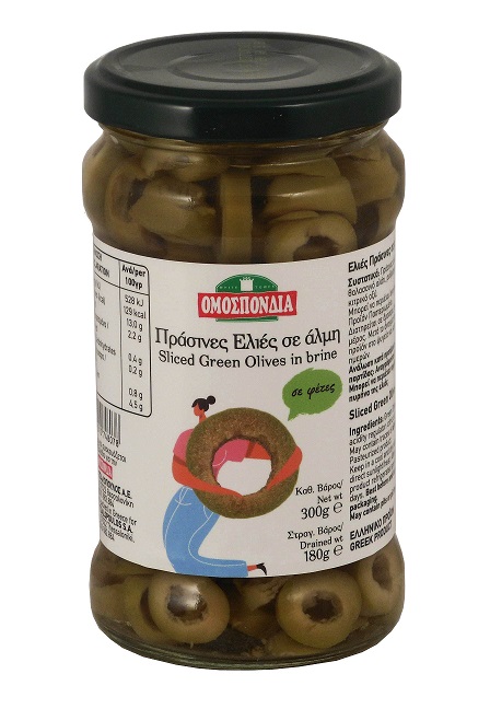 Ελιές Πράσινες σε Φέτες Ομοσπονδία (180 g)
