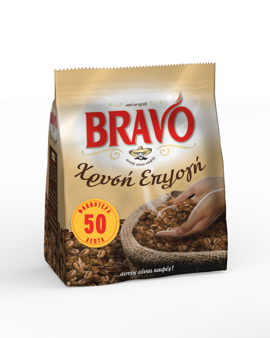 Καφές Ελληνικός Χρυσή Επιλογή Bravo (194 g) -0,50€