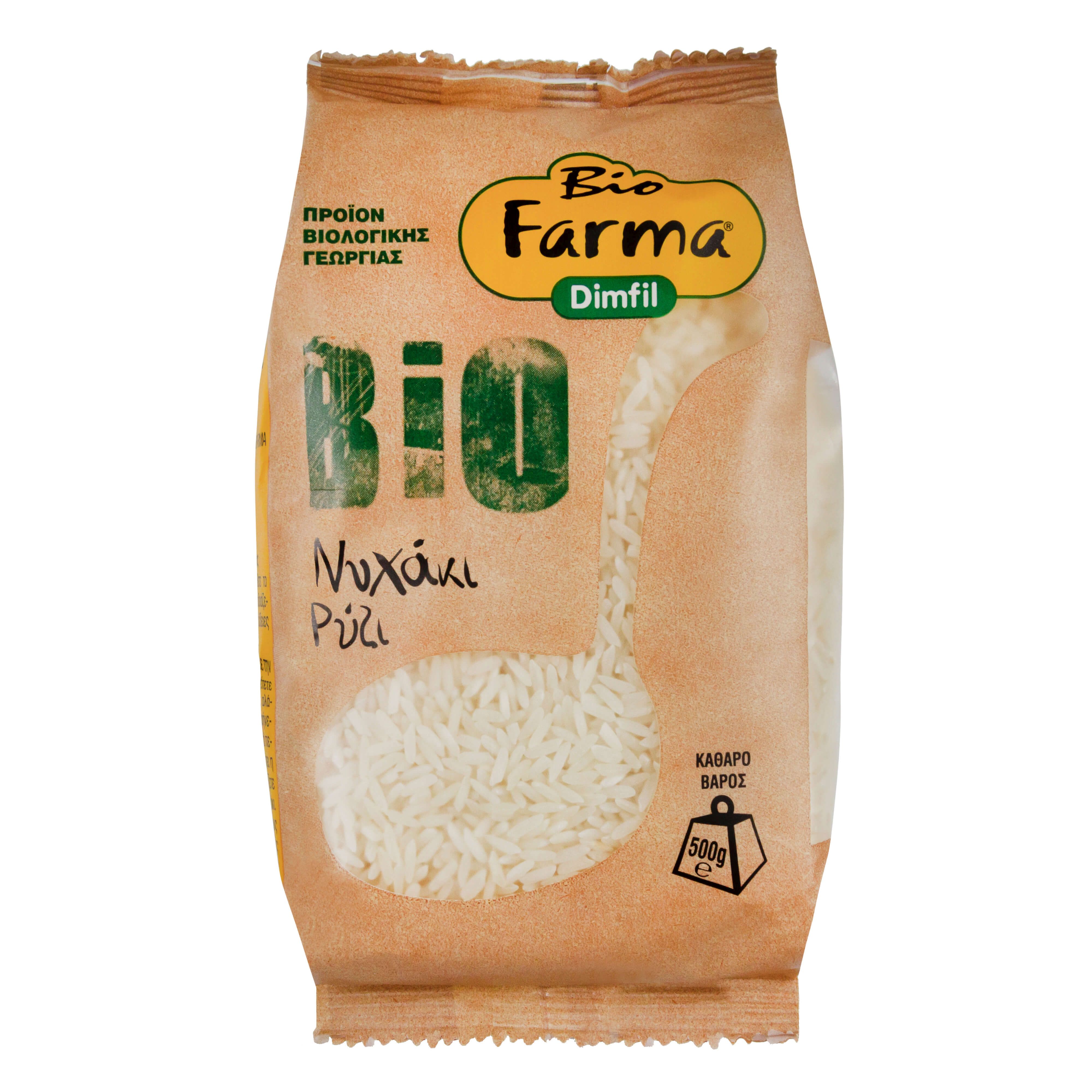 Βιολογικό Ρύζι Νυχάκι Bio Farma (500g)
