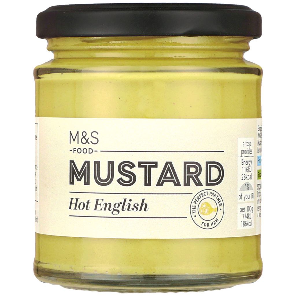 Καυτερή Μουστάρδα τύπου Αγγλίας Marks & Spencer (180g)