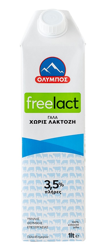Γάλα Χωρίς Λακτόζη Freelact 3.5% λιπαρά ΟΛΥΜΠΟΣ (1lt)