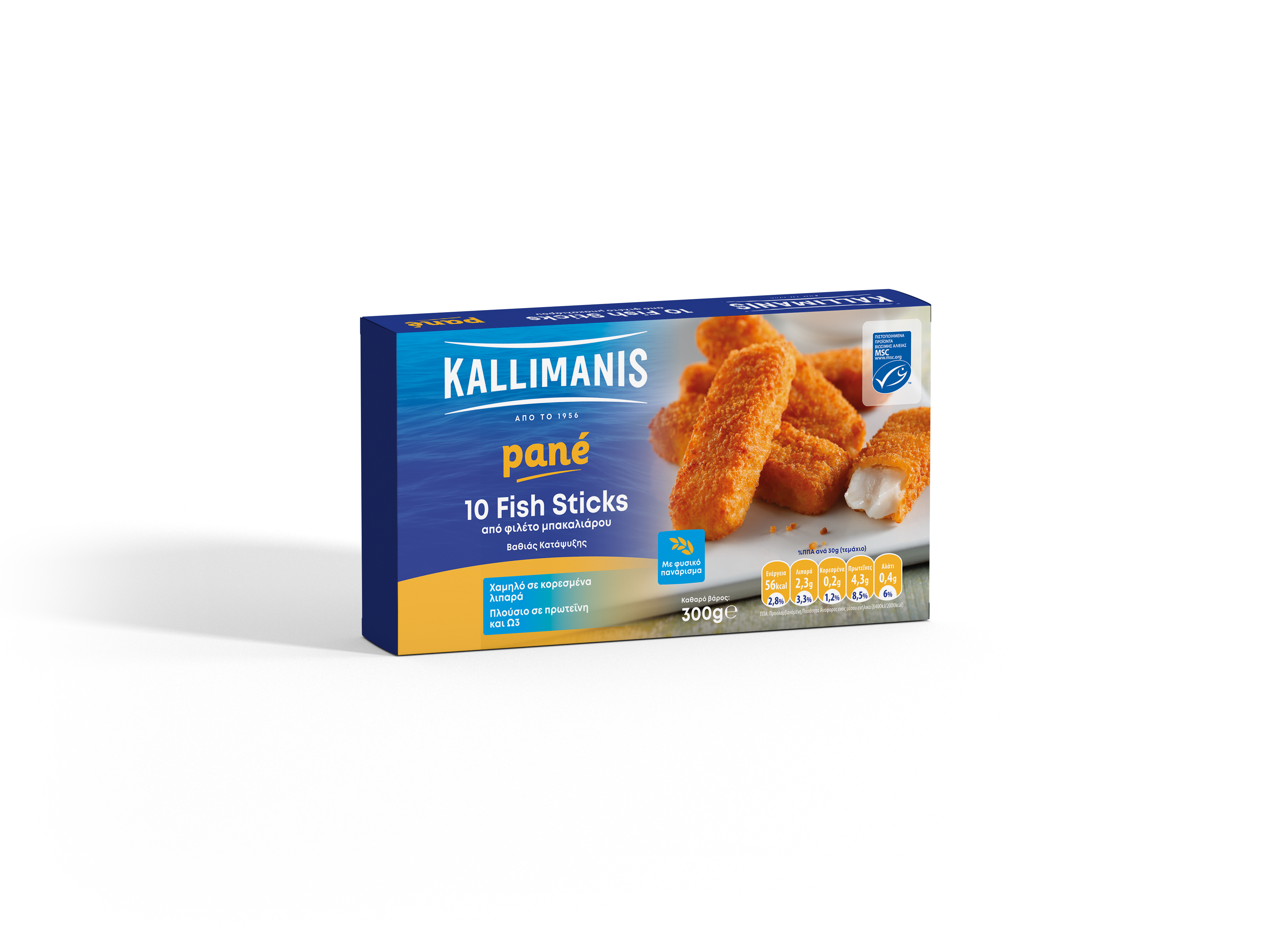 Fish Sticls Πανέ 10τεμ. Kallimanis (300g)