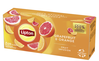 Ελαϊς-Unilever Hellas Α.Ε. Αφέψημα Γκρέιπφρουτ Πορτοκάλι Lipton (20 πυραμίδες x 1,7 g)