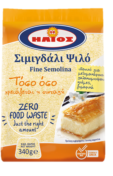 Ήλιος Ζυμαρικά Σιμιγδάλι Ψιλό Ήλιος (340g)