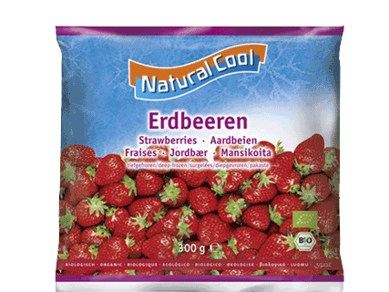 Φράουλες Βιολογικές Κατεψυγμένες Natural Cool (300 g)