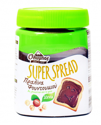 'Όλυμπος Πραλίνα Φουντουκιού με Στέβια Super Spread Όλυμπος (350g)