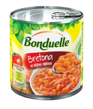 Atlanta Φασόλια Λευκά σε Σάλτσα Τομάτας Bonduelle (430g)