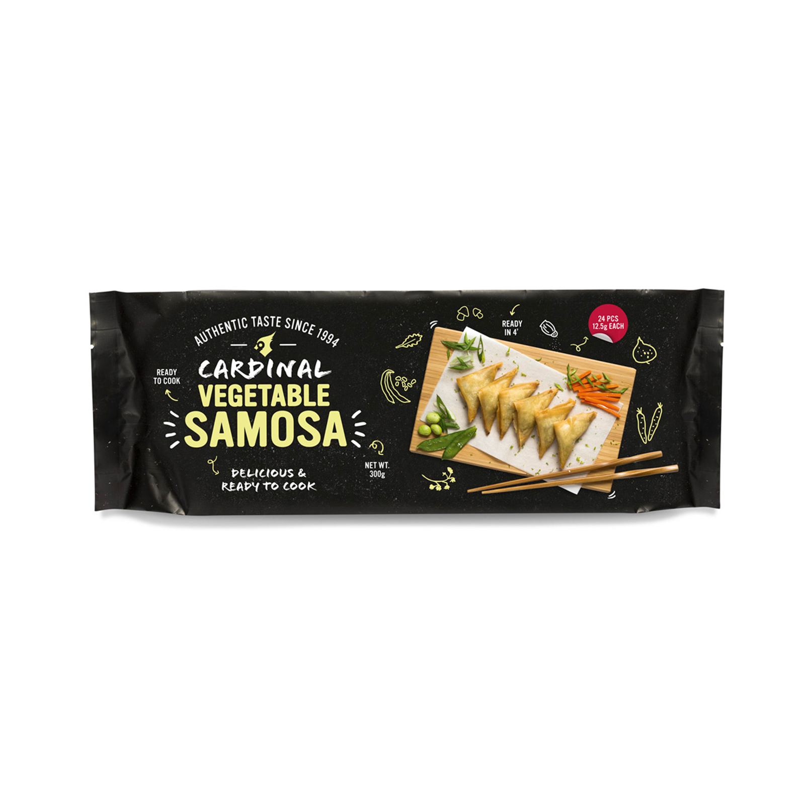 Cardinal S.A Samosa με Λαχανικά Κατεψυγμένη Cardinal (300gr)