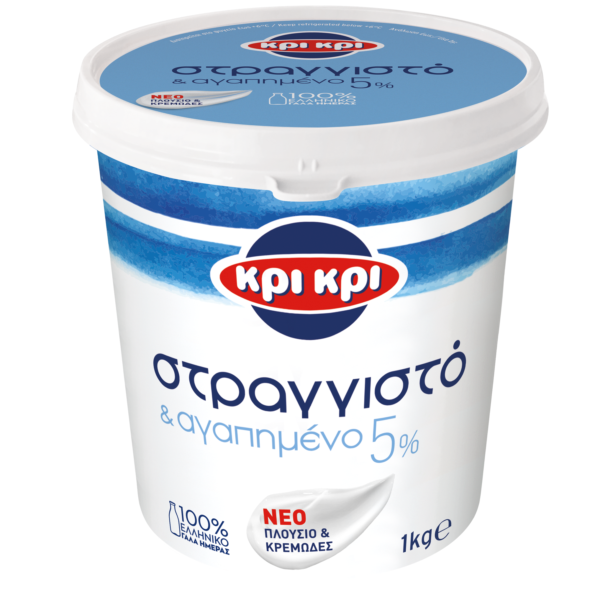 Κρι Κρι Γιαούρτι Στραγγιστό 5% λιπαρά Κρι Κρι (1 kg)