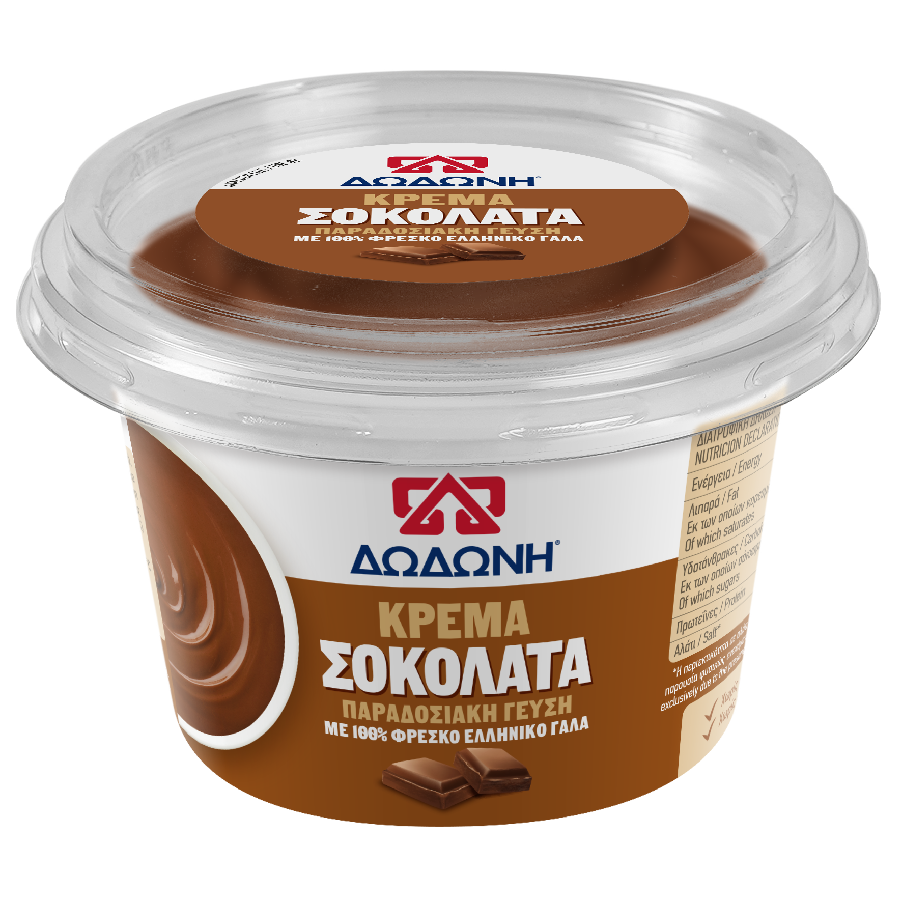 ΔΩΔΩΝΗ Α.Ε. Κρέμα Κακάο Παραδοσιακή ΔΩΔΩΝΗ (160g)