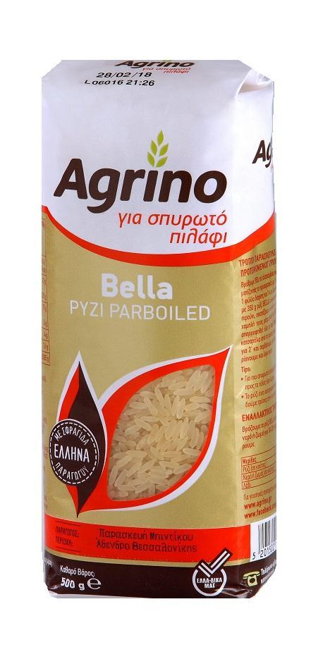 Ρύζι Bella (Parboiled) Agrino (500 g) 4100000554