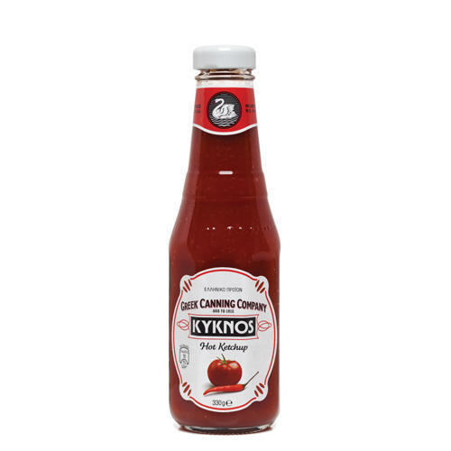 Κέτσαπ Ηοτ σε Γυάλινη Φιάλη Κύκνος (330 g)