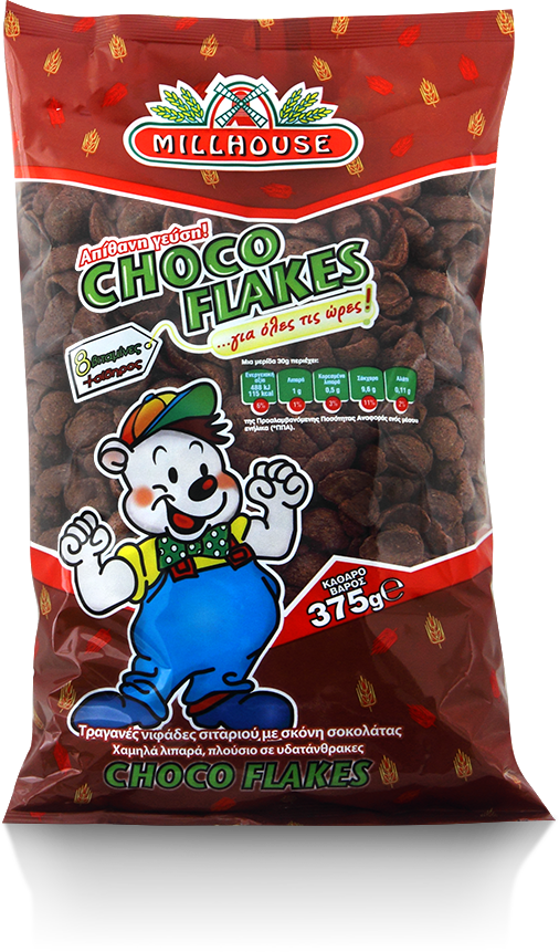 Δημητριακά Choco Flakes Millhouse (375 g)