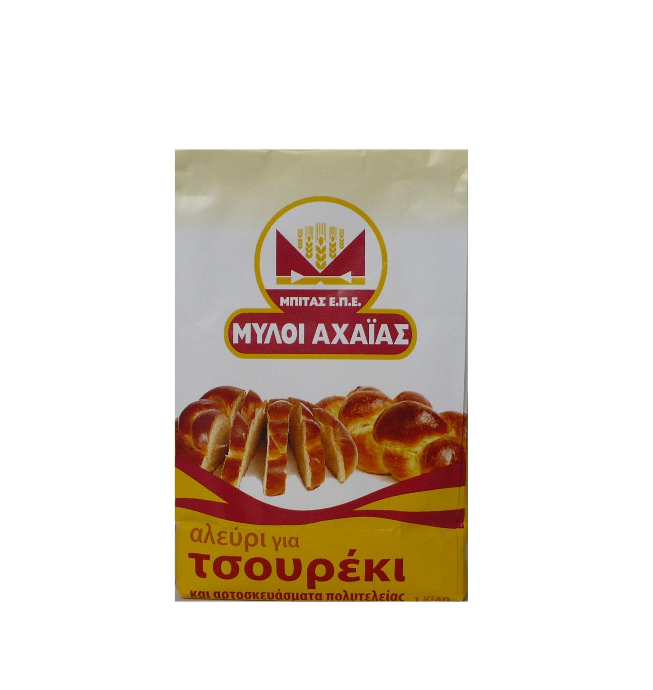 Αλεύρι για τσουρέκι Μύλοι Άχαϊας (1 kg)