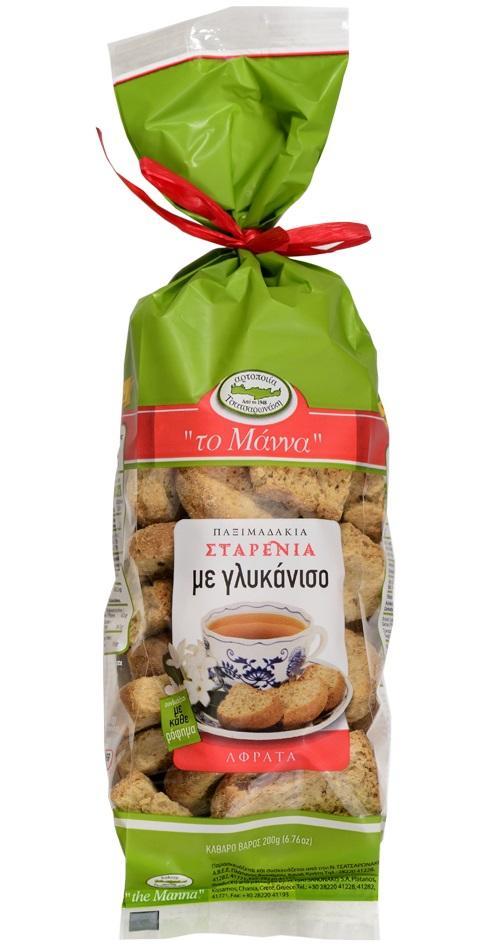 Παξιμάδι Σιταρένιο Με Γλυκάνισο Το Μάννα (200 g)