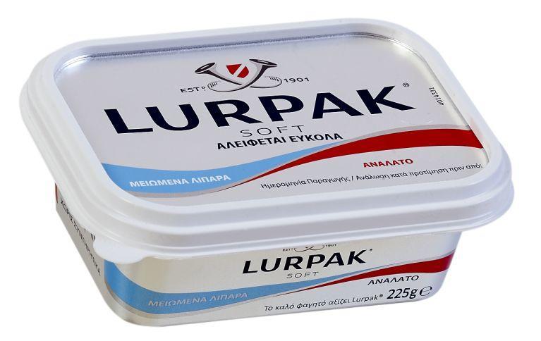 Βούτυρο Soft με Μειωμένα Λιπαρά Ανάλατο Lurpak (225 g)