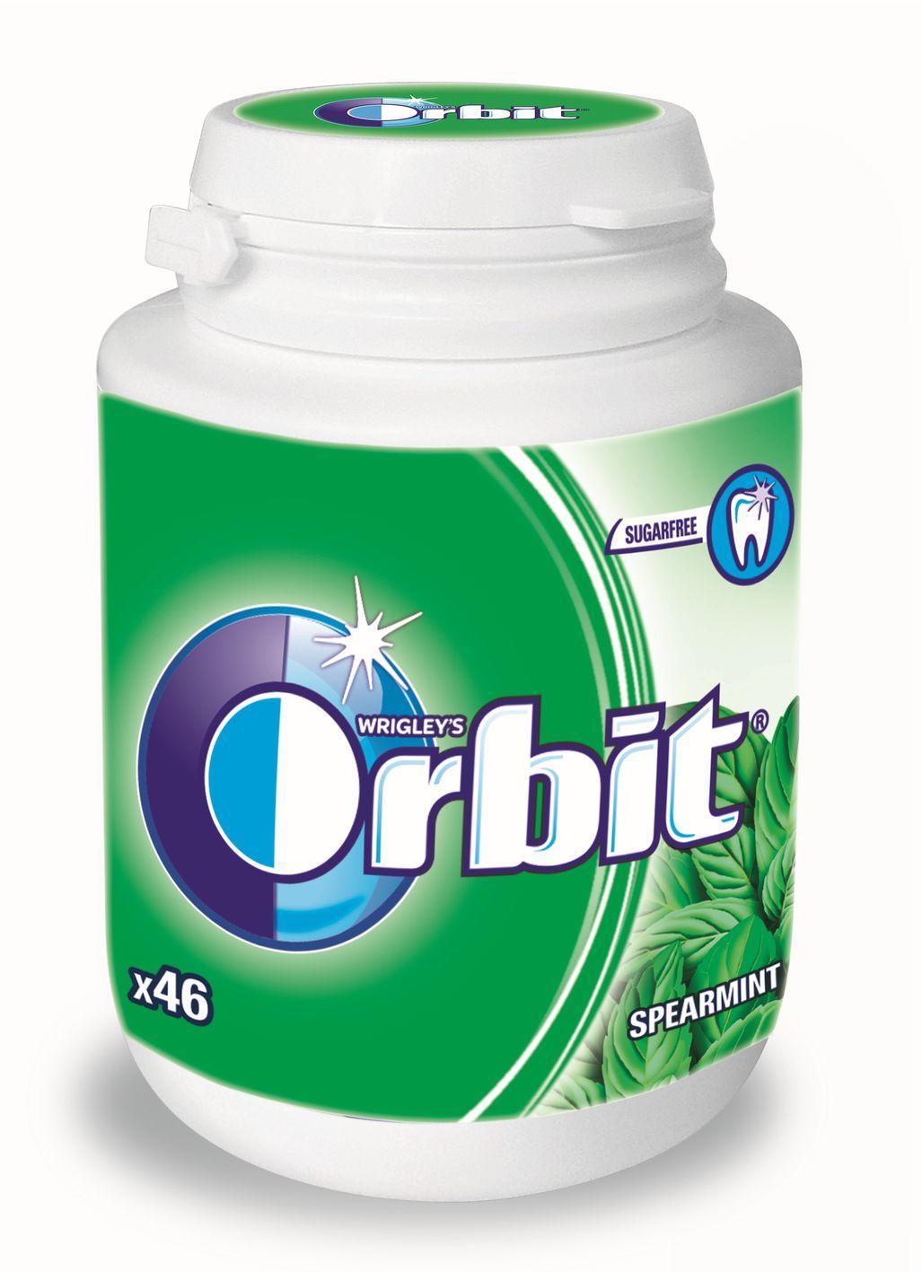 Τσίχλες Δυόσμος Μπουκάλι Orbit (64 g)