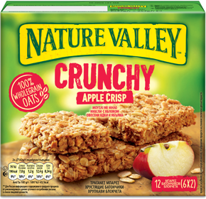 Τραγανές Ράβδοι Μούσλι με Μήλο Nature Valley (252 g)