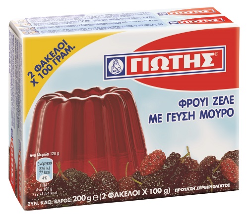 Γιώτης Φρουί Ζελέ Μούρο Οικογενειακή Συσκευασία Γιώτης (200 g)
