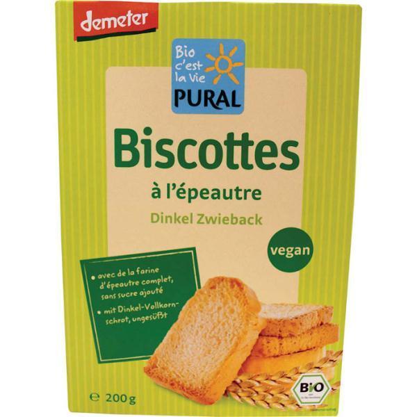 Φρυγανιές ντίνκελ Demeter Pural (200 g)