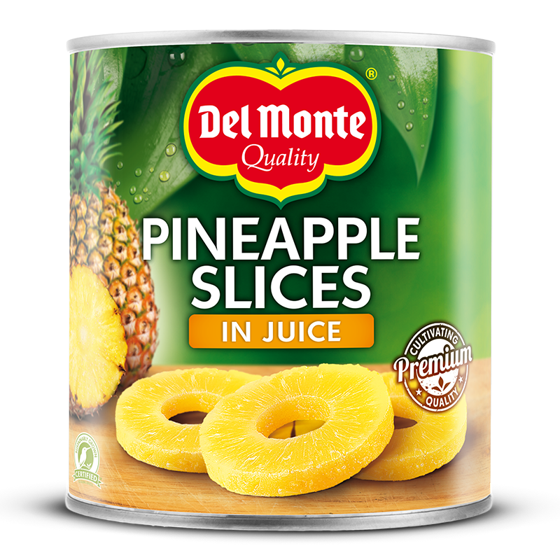 Κομπόστα Ανανάς Φέτες σε Φυσικό Χυμό Del Monte (820 g)