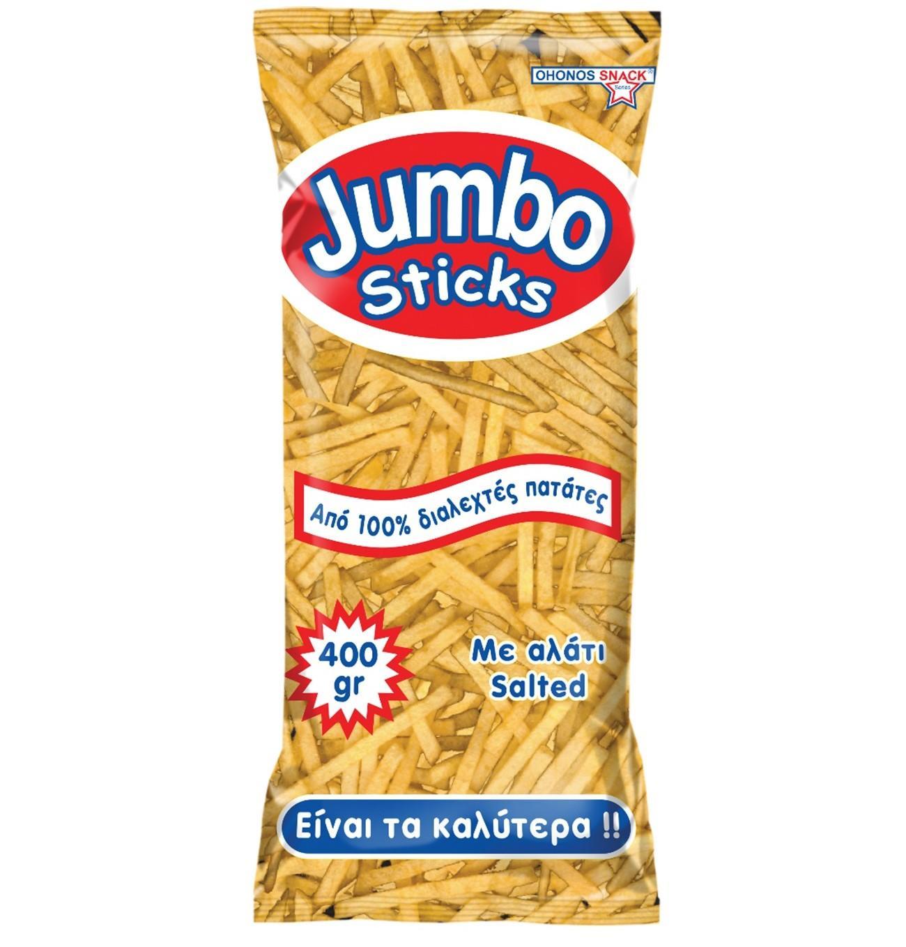 Sticks με Αλάτι Jumbo (400 g)