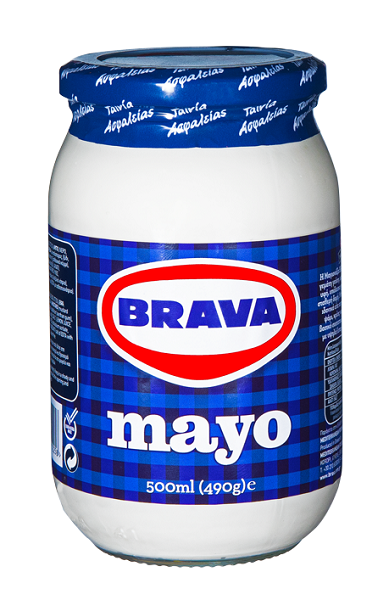 Μαγιονέζα Γυάλινο Βάζο Brava (500 g)