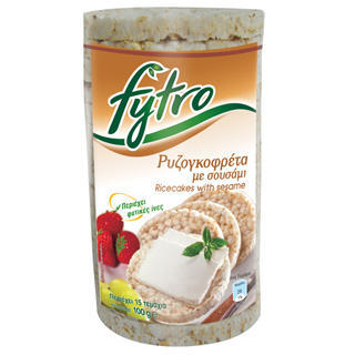 Ρυζογκοφρέτες Σουσάμι -0,30 Fytro (100 g)
