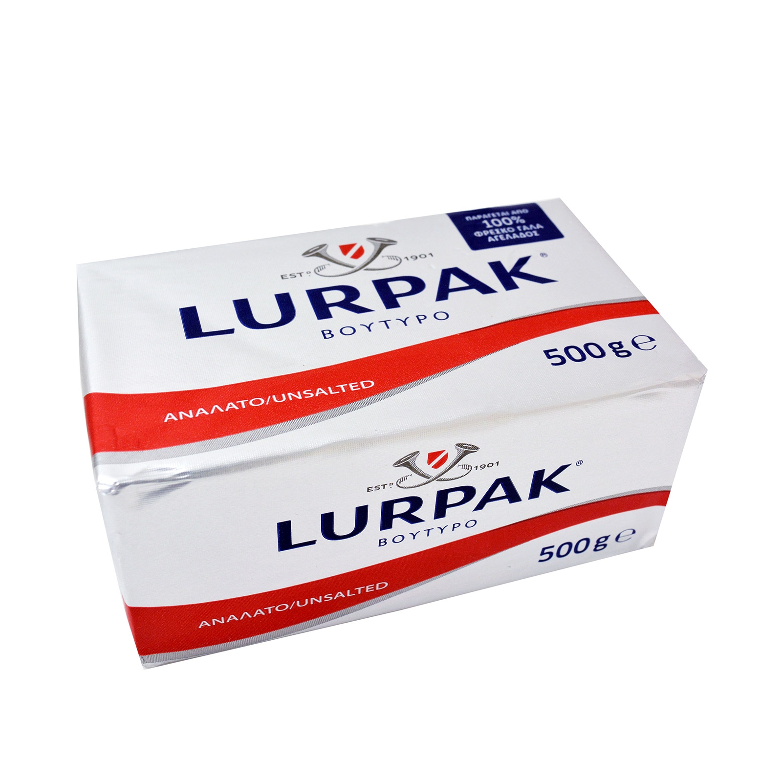 Βούτυρο Ανάλατο σε Αλουμινόφυλλο Lurpak (500 g)