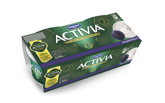 Επιδόρπιο Γιαουρτιού Δαμάσκηνο Activia (2×200 g)